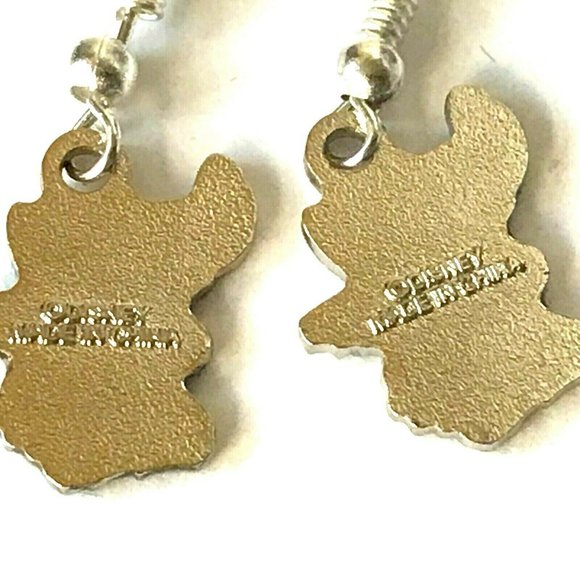 Vintage Disney Lilo & Stitch Earrings Disneyana Aulani Ohana Hawaii Charm - Picture 5 of 7